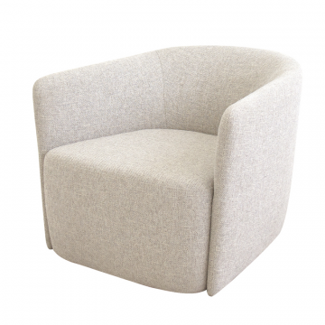 Кресло Ellipse E6.1 (молочный, рогожка)