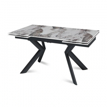 Стол раскладной Bridge (160+40+40), керамика глянцевая Pandora