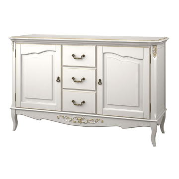 Комод широкий 3 ящика + 2 распашных фасада 