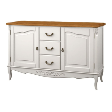 Комод широкий 3 ящика + 2 распашных фасада 