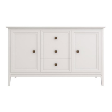 Комод широкий 3 ящика+2 распашных фасада 