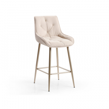 Стул барный Joely Bar (76), бежевый/шампань
