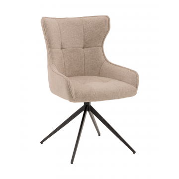 Стул Carlene вращающийся бежевый