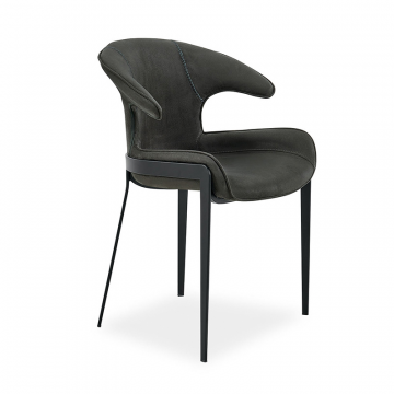 Стул Harold, графит/черный