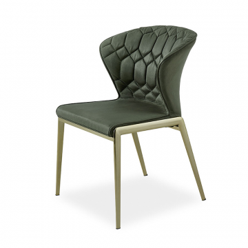 Стул Hilda, темно-зеленый/шампань