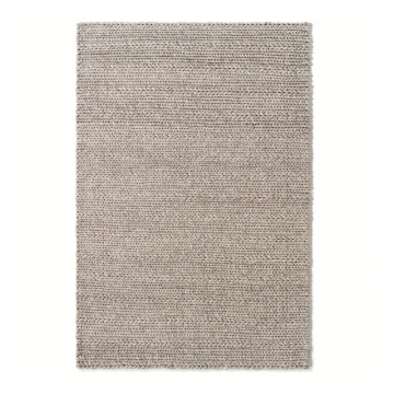 Ковер из 100 шерсти Diano с эффектом крупной вязки  160 x 230 см бежевый