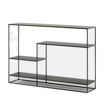 Консоль асимметричная из стали Hiba  единый размер черный