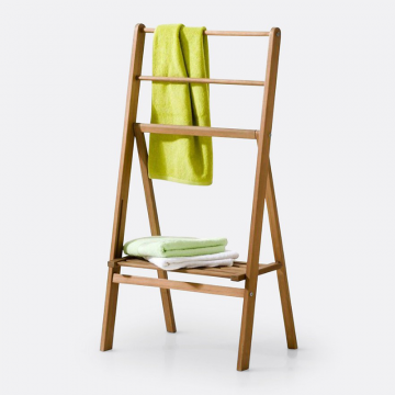 Сушилка для полотенец складная из акации Locuste  единый размер бежевый