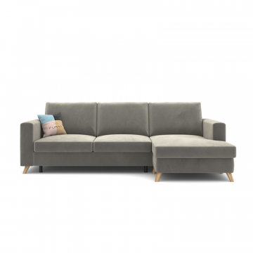 Диван кровать Пори с шезлонгом 266x163x98 см в ткани 1 категории