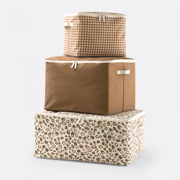 Комплект из трех чехлов для хранения Sunny  единый размер бежевый