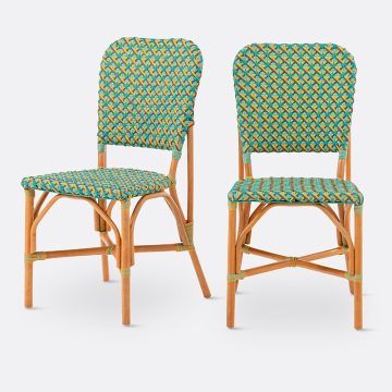 Комплект из 2 плетеных стульев Musette  единый размер