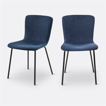 Комплект из двух стульев, Gillian La Redoute единый размер синий