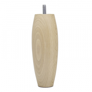 Комплект из 4 ножек-оснований в форме оливок высота 15 см  единый размер бежевый