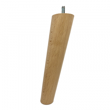 Комплект из 4 наклонных ножек для каркасов кроватей В20 см  единый размер каштановый