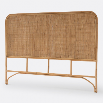 Изголовье кроватное из плетеного ротанга Ladara  180 см бежевый