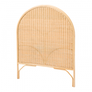 Кроватное изголовье двухстороннее из ротанга Molly  единый размер бежевый