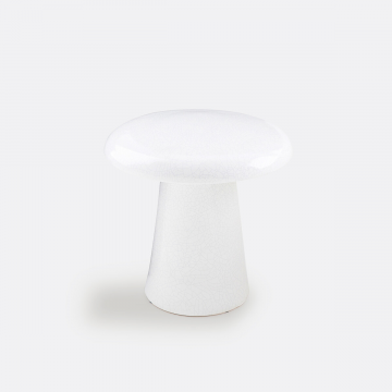 Стол журнальный и столик прикроватный из керамики Bellot  единый размер белый