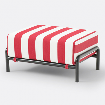 Табурет  подставка для ног с каркасом из стали Thomes  единый размер красный