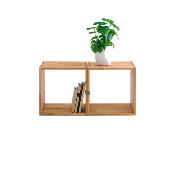 Набор из 2-х модулей для хранения из массива дуба Edgar бежевый