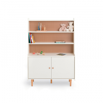 Шкаф книжный детский Anou каштановый