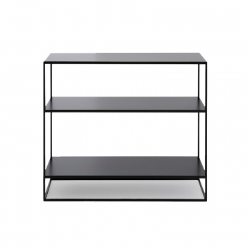 Этажерка из стали для задней стороны дивана Hiba черный