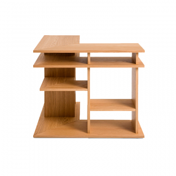 Этажерка угловая для спинки дивана Abac каштановый