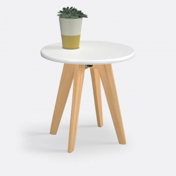 Столик круглый Jimi  единый размер белый