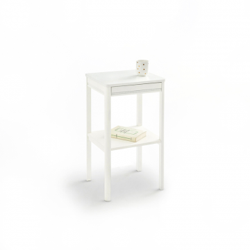 Столик ночной PERLE белый