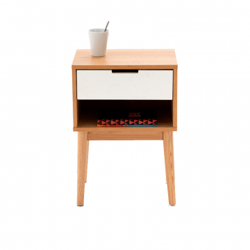 Тумба в винтажном стиле Jimi белый