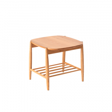 Столик прикроватный из массива дуба Jucca бежевый