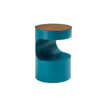 Столик у изголовья из металла Rimel синий