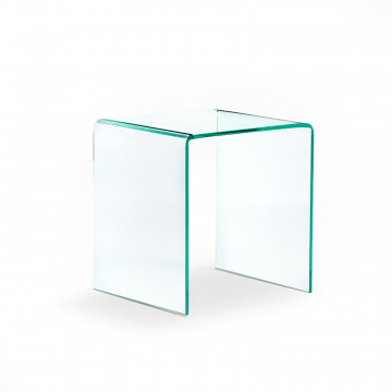 Столик прикроватный из закаленного стекла Joan