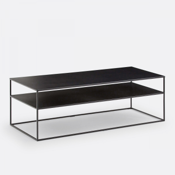 Стол журнальный металлический Hiba  единый размер черный