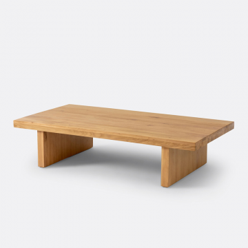 Стол журнальный из массива дуба Д150 см Vova  единый размер бежевый