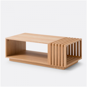 Журнальный столик из Ясеневого шпона Theonie  единый размер бежевый