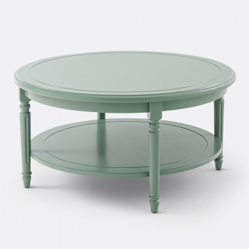 Стол журнальный круглый Baudry  единый размер зеленый