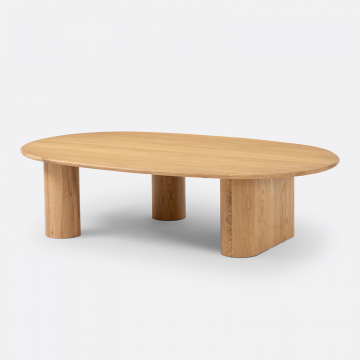 Стол журнальный из шпона дуба Celmar  единый размер бежевый