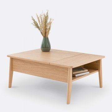 Стол журнальный с откидной столешницей Suzon  единый размер бежевый