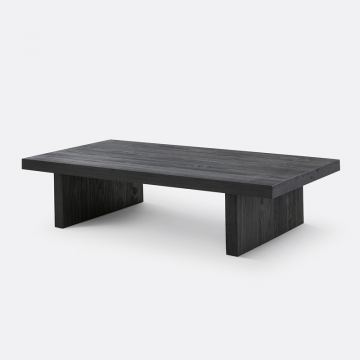 Стол журнальный из массива сосны Malu  единый размер черный