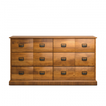 Комод из массива сосны с 6 ящиками Lindley
