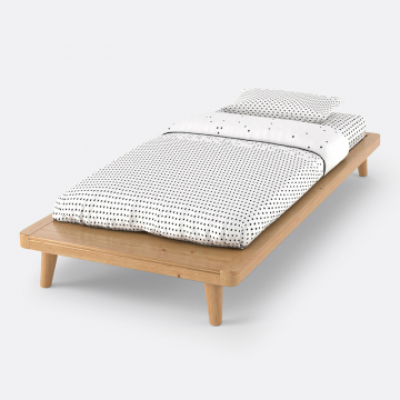 Кровать Jimi  90 x 190 см каштановый