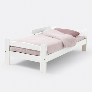 Детская кровать с барьером Loan  70 x 140 см белый