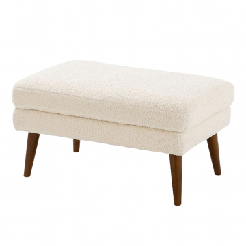 Винтажный пуф Smon  единый размер бежевый