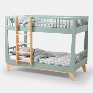 Двухъярусная кровать Willox  90 x 190 см зеленый