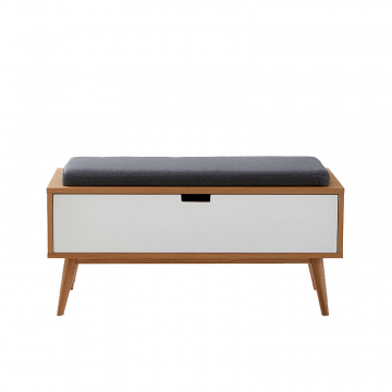 Скамья для прихожей JIMI белый