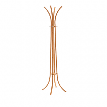 Вешалка напольная из бамбука с 4 ветками Teepi