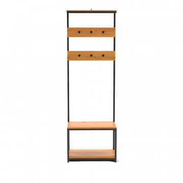 Вешалка напольная со скамьей в прихожую Hiba