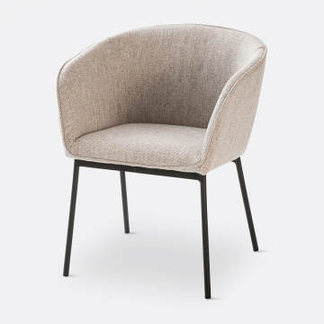 Кресло для столовой Mitis  единый размер бежевый