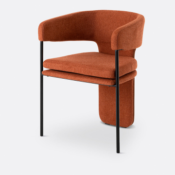 Кресло для столовой Palazzo  единый размер каштановый