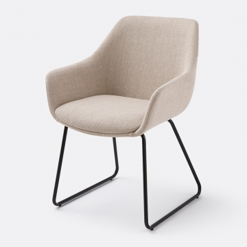 Кресло столовое с ножками-салазками Celen  единый размер серый